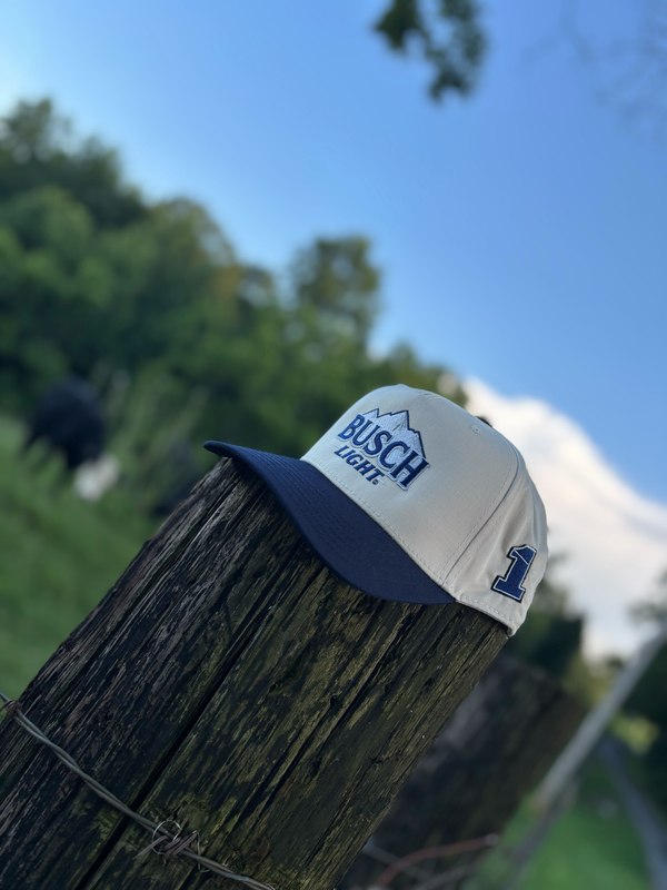 Busch Light #1 Navy/Natural Hat