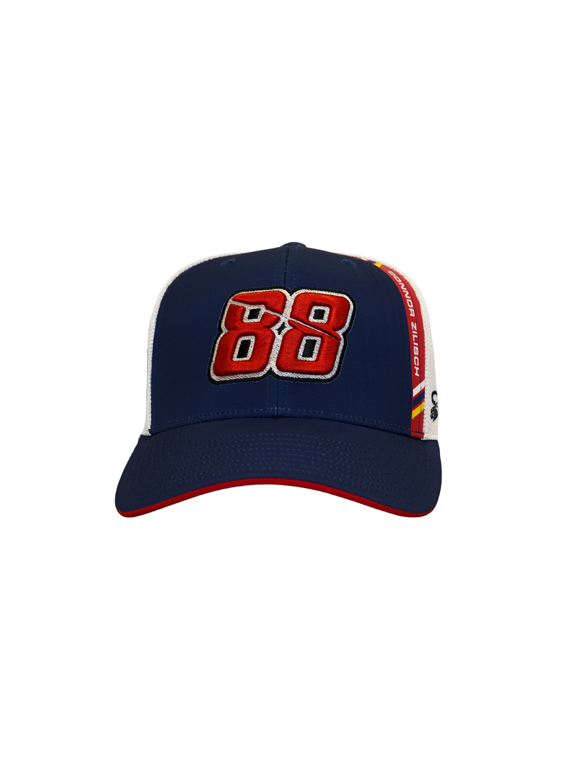 帽子 trouble No more Connor Zilisch #88 Navy/White Mesh Snapback Hat – Trackhouse