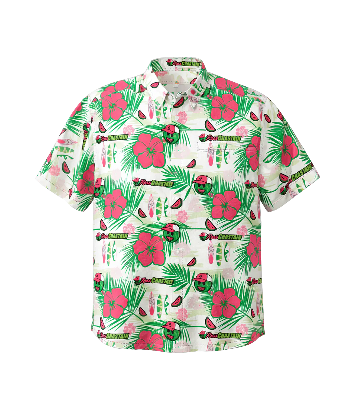 Ross Chastain #1 Melon Man 2026 Hawaiian Shirt – Trackhouse