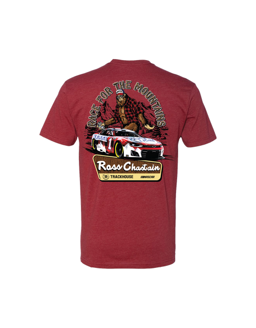 Ross Chastain #1 Busch Light Flannel Sasquatch T-Shirt