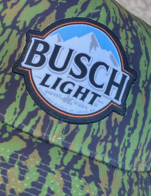 Busch Light #1 Camo/Orange Trucker Hat (Preorder)