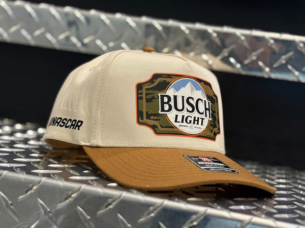 Ross Chastain #1 2025 Busch Light Camo Snapback Hat