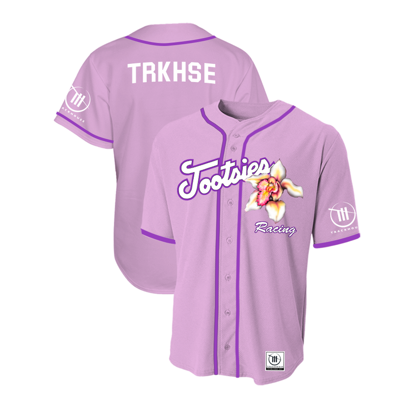 Trackhouse Entertainment Group Tootsies Purple Baseball Jersey Small