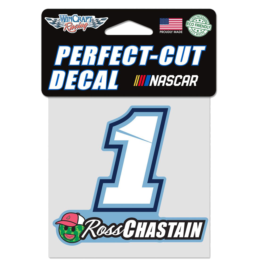 #1 Perfect Cut 4x4 Color Decal