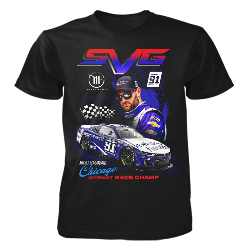 Shane van Gisbergen Chicago Street Race Champ T-Shirt - Limited Quantity Available