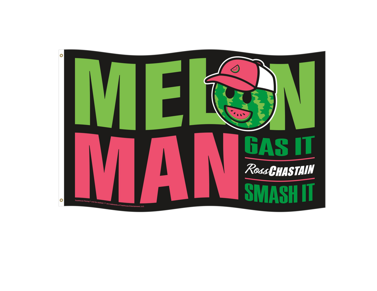 Melon Man Gas It and Smash It Flag