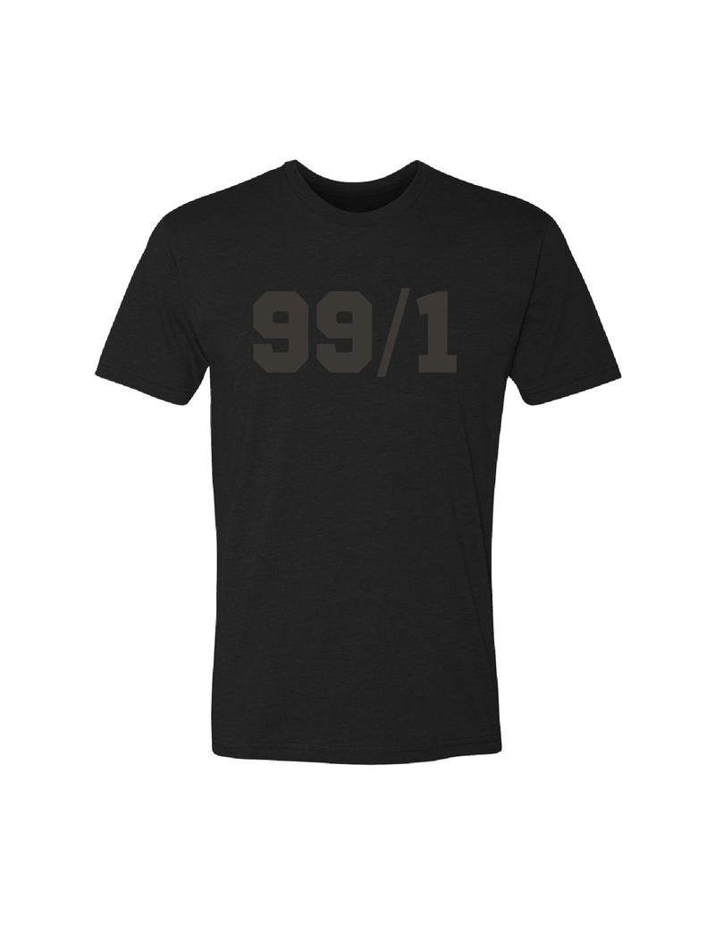 99/1 T-shirt noir
