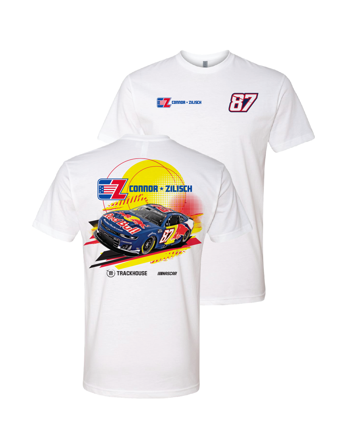 Connor Zilisch CotA Redbull White T-shirt