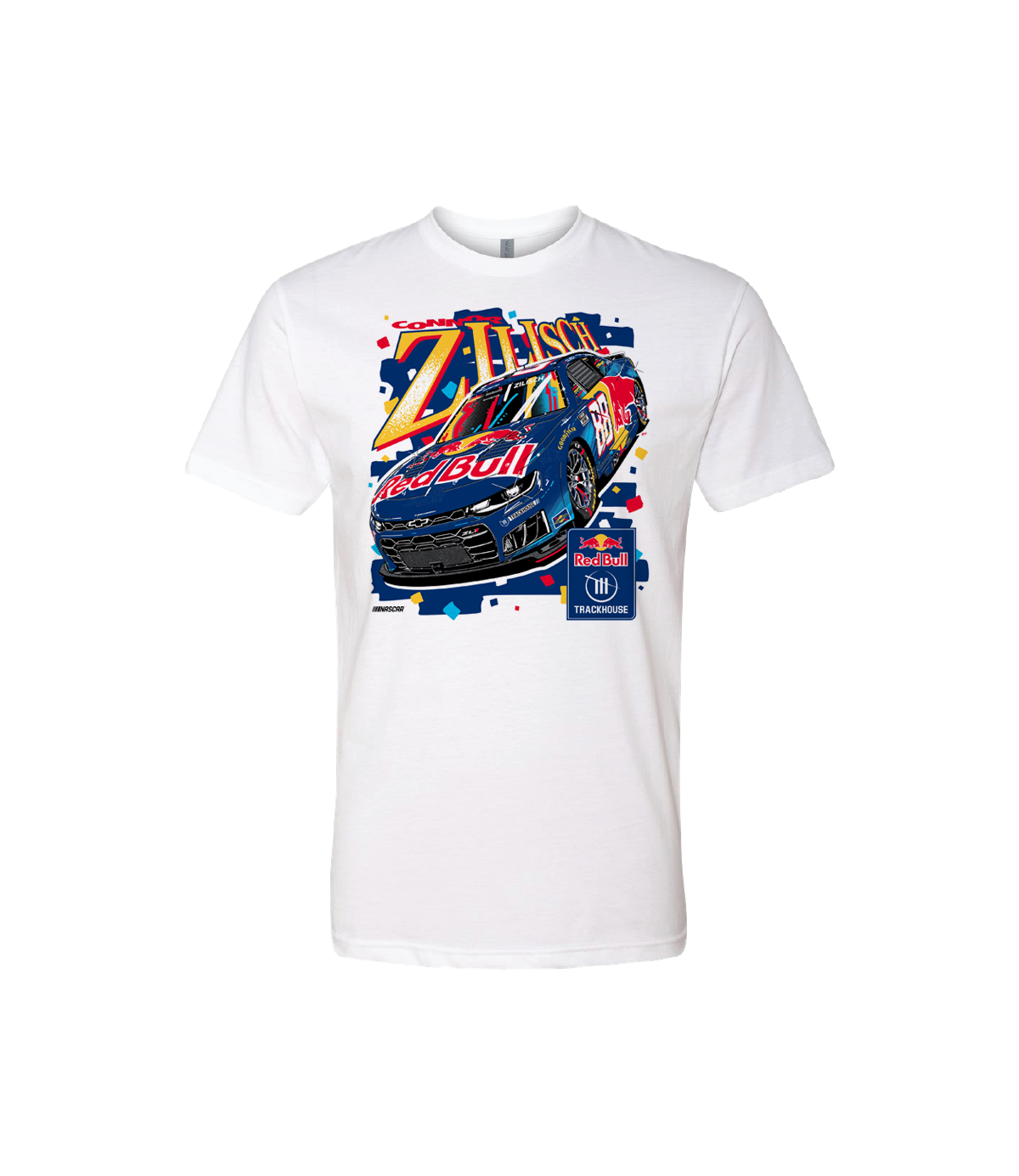 Connor Zilisch #88 Red Bull Confetti T-Shirt