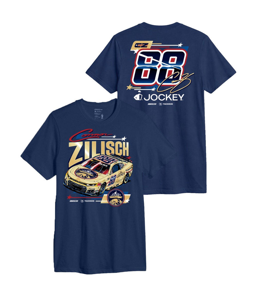 Connor Zilisch #88 Jockey 150th Anniversary Car T-Shirt