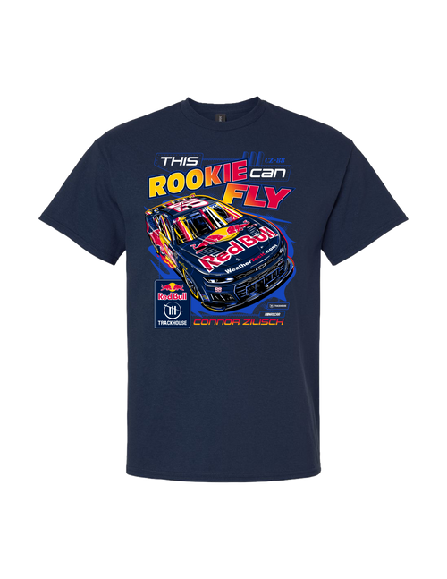 Connor Zilisch #88 San Diego Red Bull "Rookie Can Fly" T-Shirt