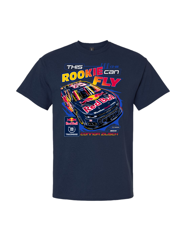 Connor Zilisch #88 San Diego Red Bull "Rookie Can Fly" T-Shirt