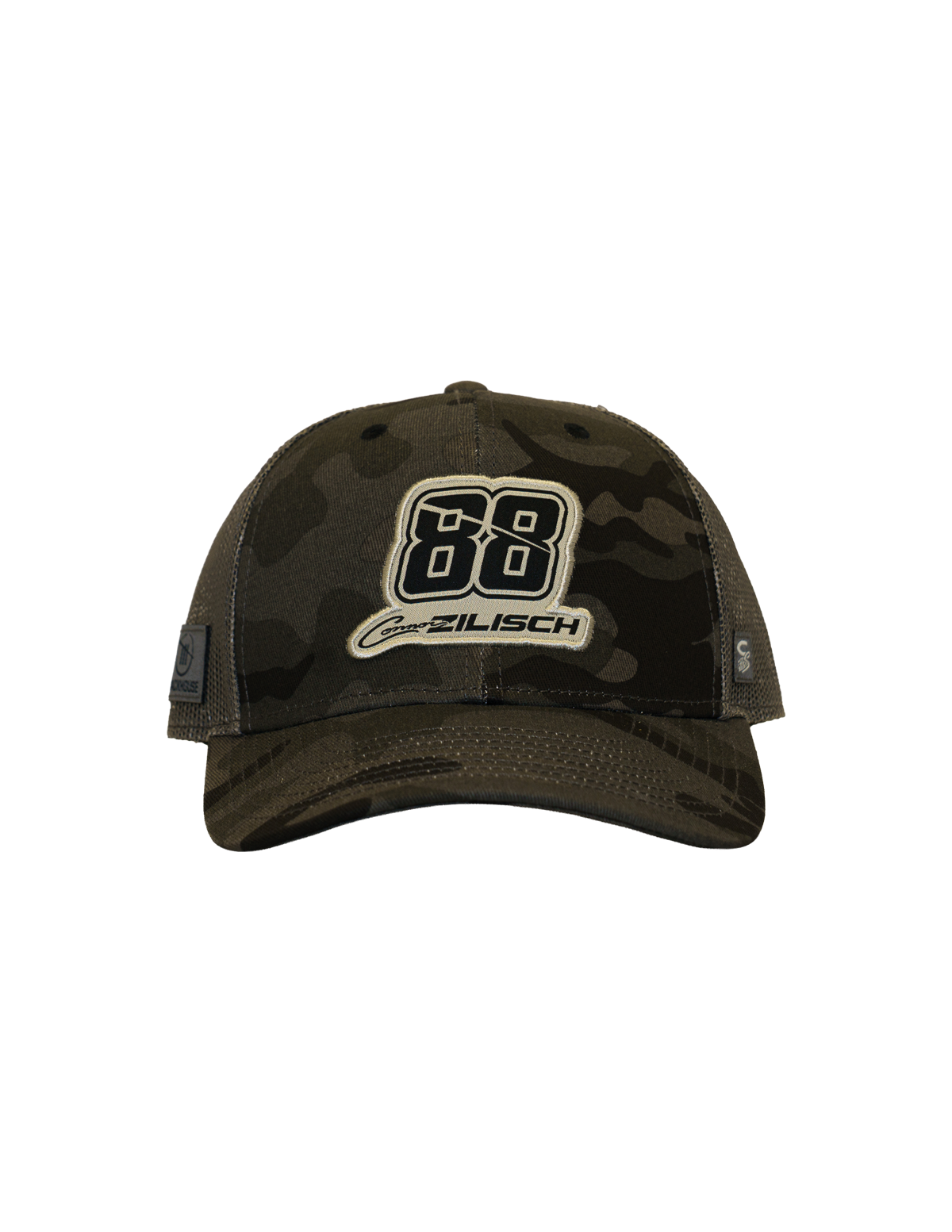 Connor Zilisch #88 Black Camo Snapback Hat