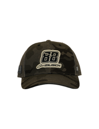 Connor Zilisch #88 Black Camo Snapback Hat