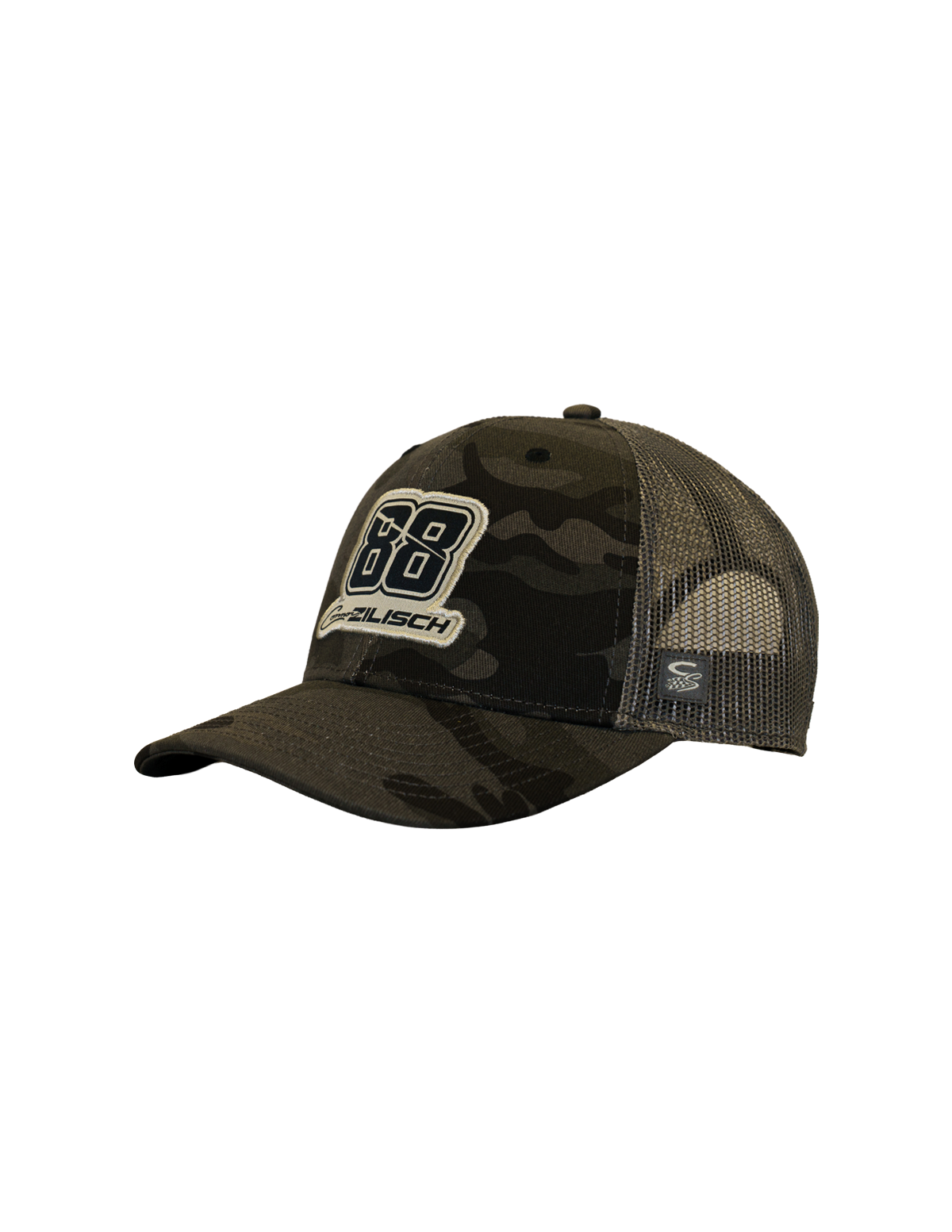 Connor Zilisch #88 Black Camo Snapback Hat