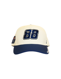Connor Zilisch #88 Cream/Navy Red Bull Trackhouse Adjustable Hat