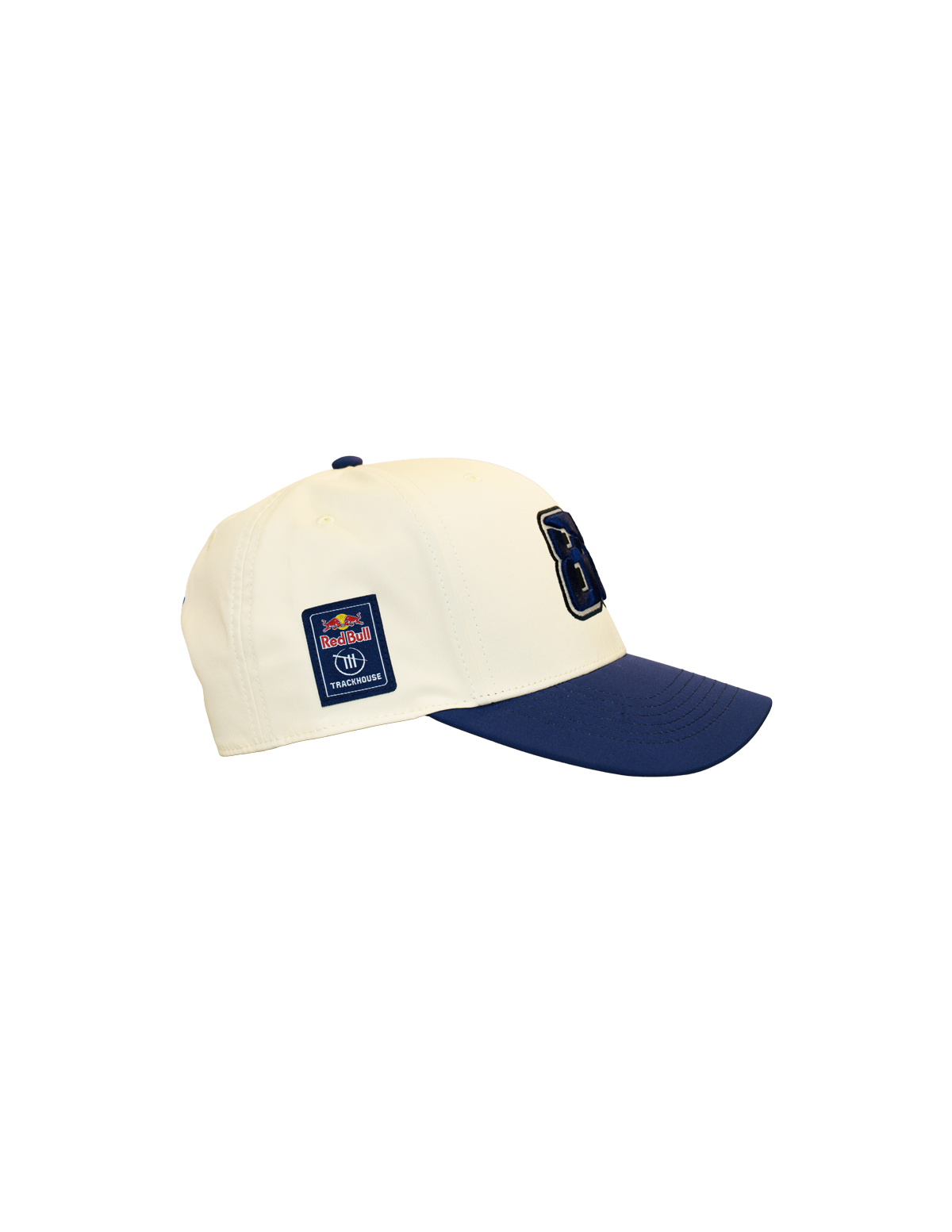 Connor Zilisch #88 Cream/Navy Red Bull Trackhouse Adjustable Hat