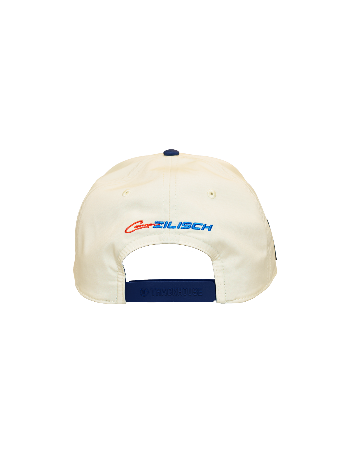 Connor Zilisch #88 Cream/Navy Trackhouse Adjustable Hat Connor Zilisch #88 Cream/Navy Trackhouse Adjustable Hat