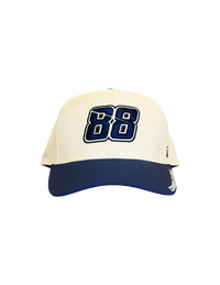 Connor Zilisch #88 Cream/Navy Trackhouse Adjustable Hat Connor Zilisch #88 Cream/Navy Trackhouse Adjustable Hat