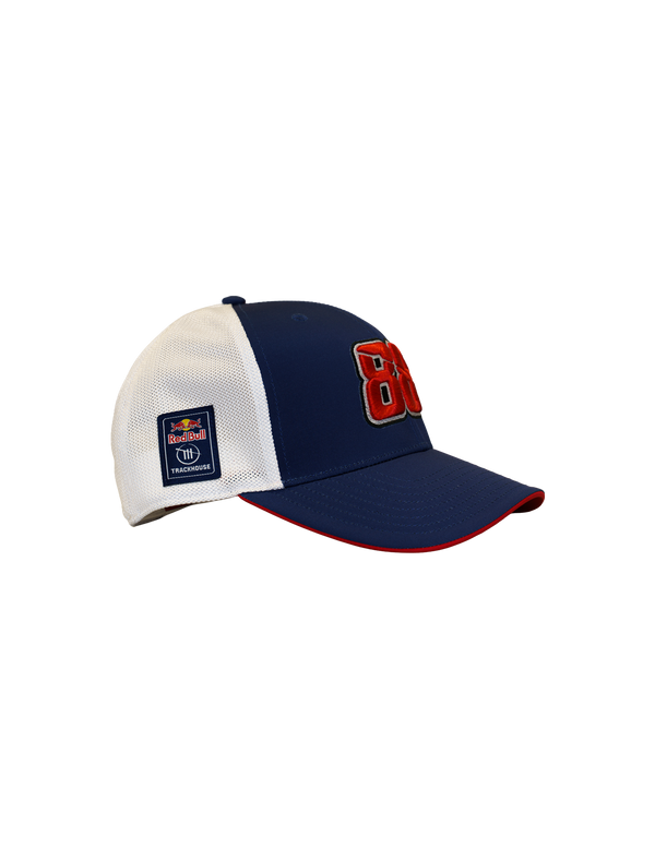 Connor Zilisch #88 Red Bull Trackhouse Mesh Snapback Hat