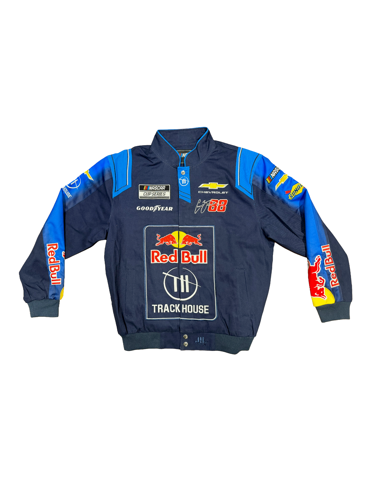 Connor Zilisch #88 Trackhouse x Red Bull Full-Snap Twill Racing Jacket