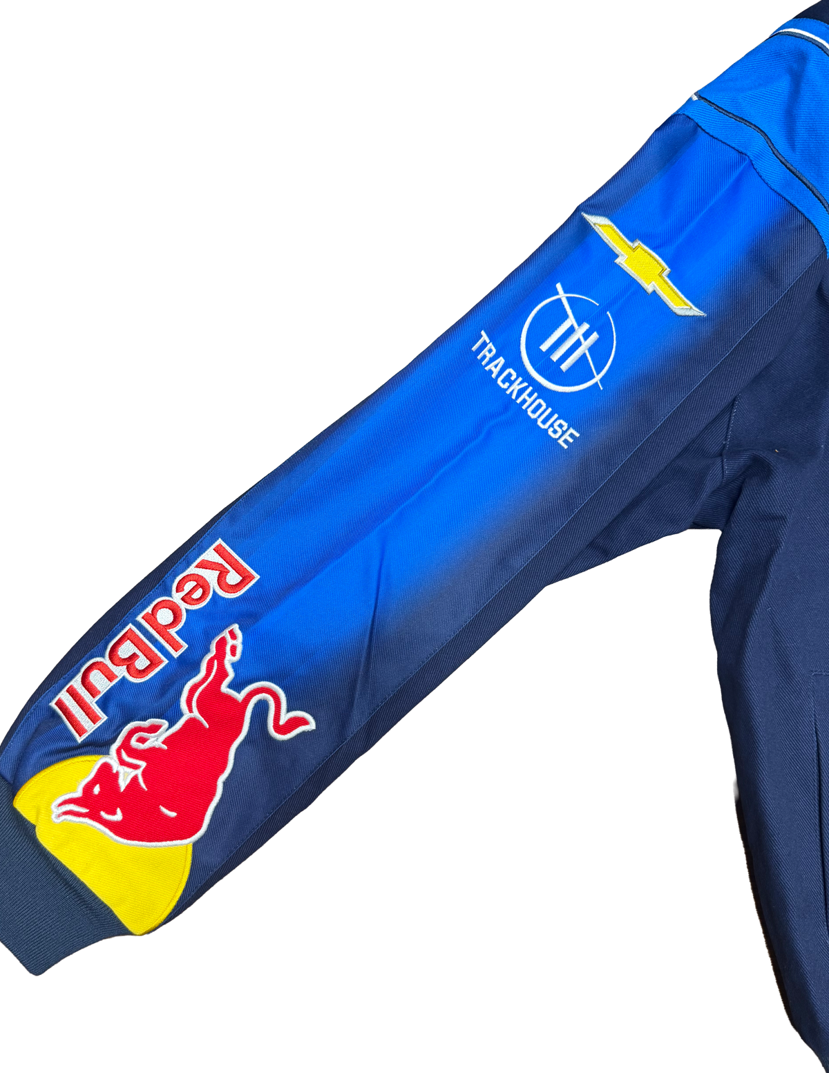 Connor Zilisch #88 Trackhouse x Red Bull Full-Snap Twill Racing Jacket