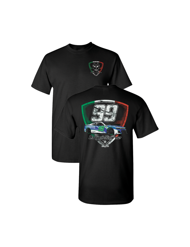 Daniel Suarez Freeway Flag Shield T-Shirt