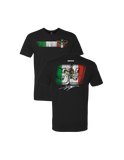 Daniel Suarez Drapeau Mexicain Sugar Skull T-Shirt Noir