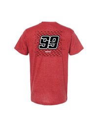 Daniel Suarez Red Collegiate Style Heritage T-Shirt