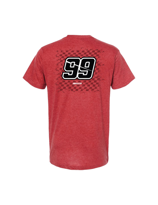 Daniel Suarez Red Collegiate Style Heritage T-Shirt