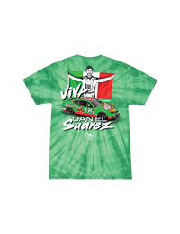 ¡VIVA SUAREZ! Tie-dye Quaker State Daniel Suarez T-Shirt