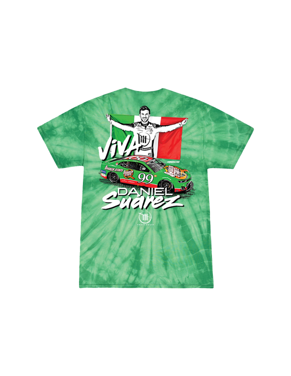 ¡VIVA SUAREZ! Tie-dye Quaker State Daniel Suarez T-Shirt