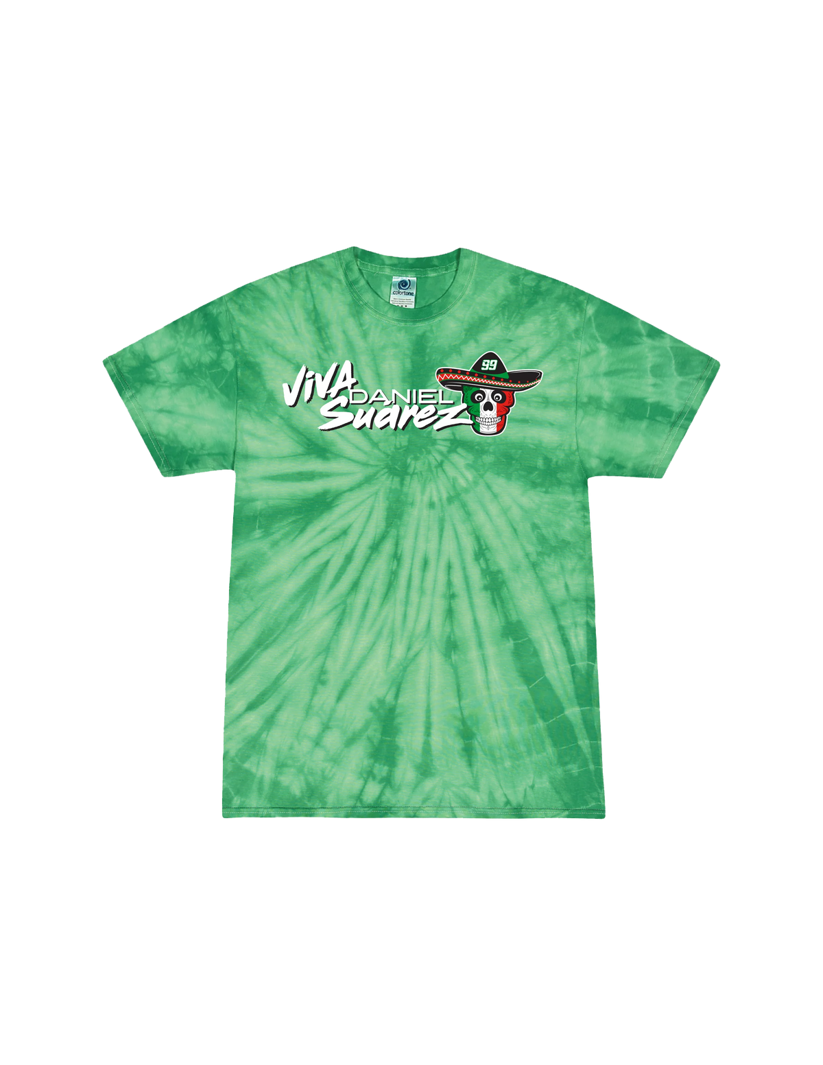 ¡VIVA SUAREZ! Tie-dye Quaker State Daniel Suarez T-Shirt