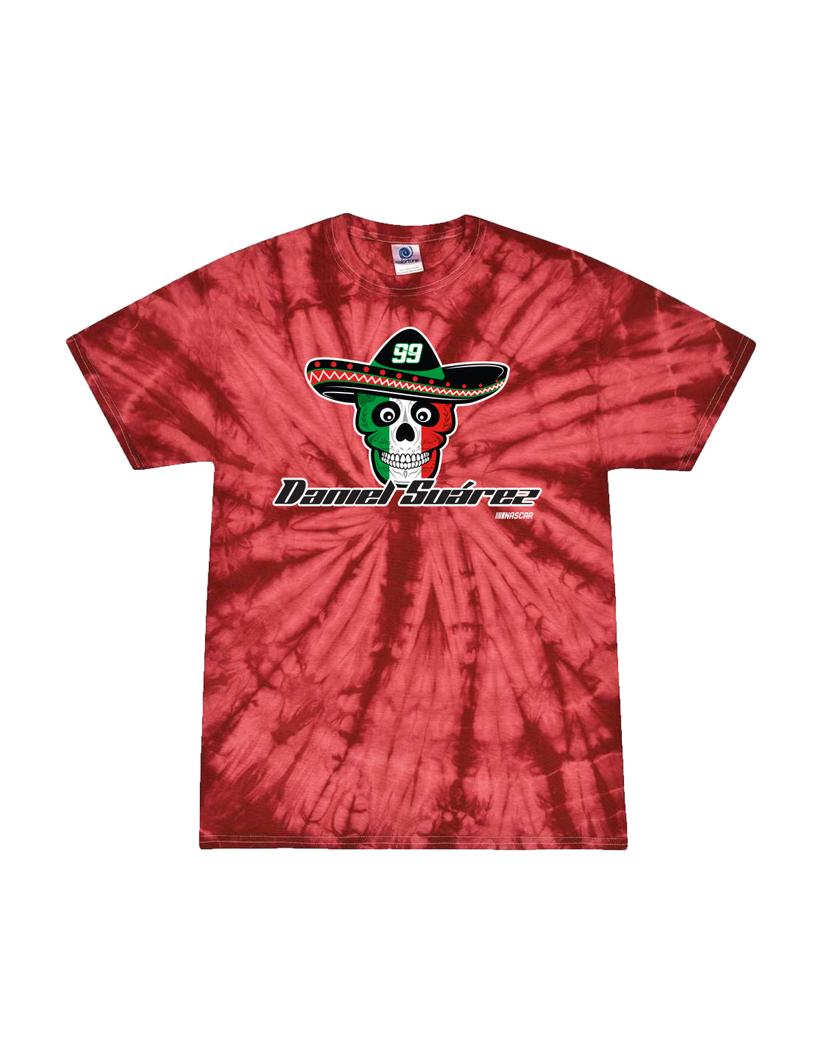 ¡VIVA SUAREZ! Red Tie-dye Daniel Suarez T-Shirt