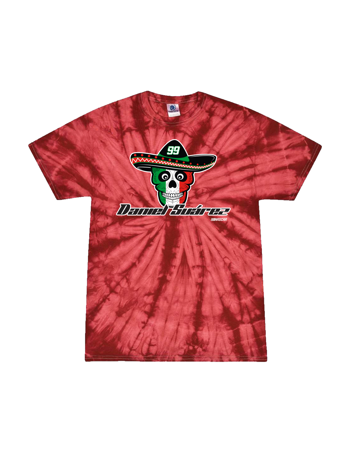 ¡VIVA CHICAGO! Red Tie-dye Daniel Suarez T-Shirt