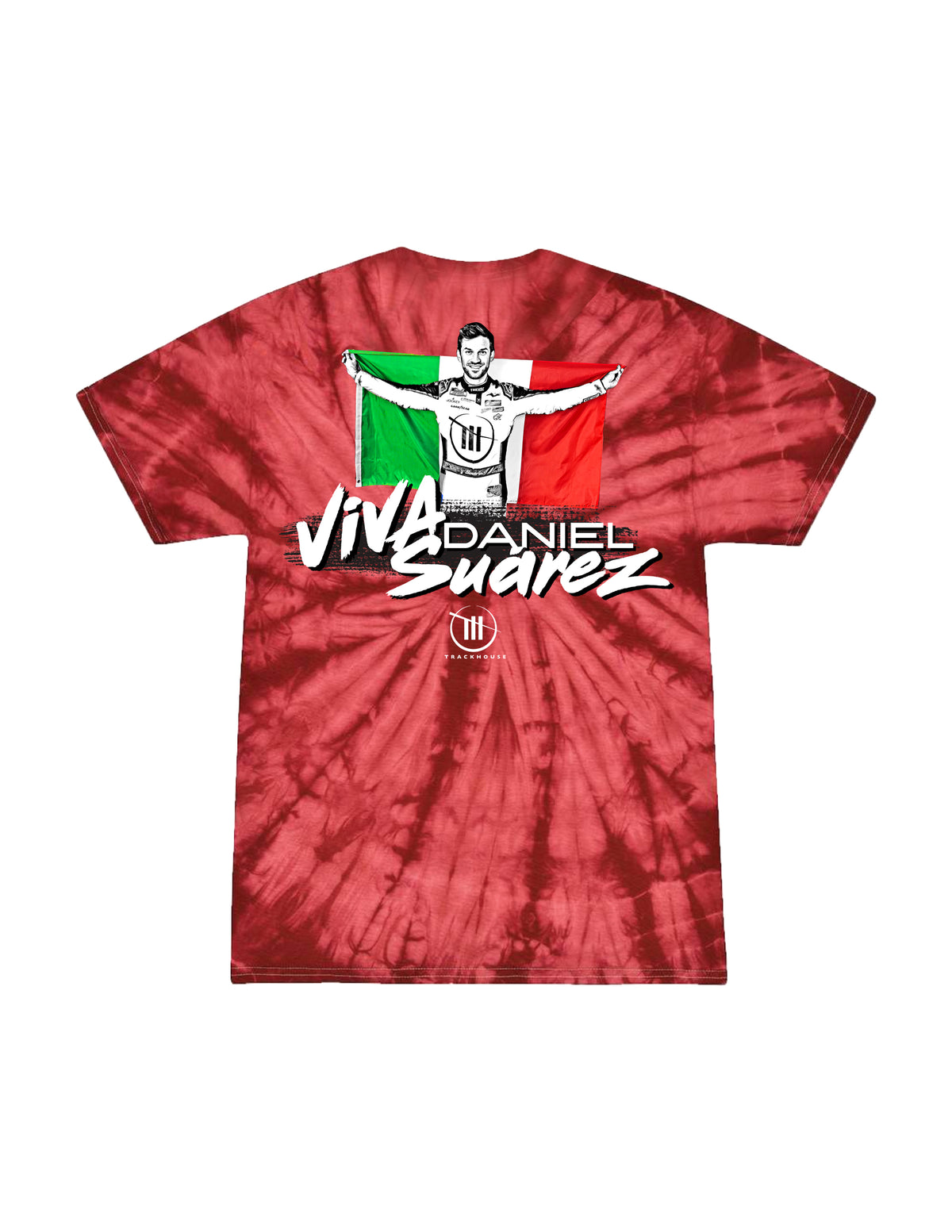 ¡VIVA SUAREZ! Red Tie-dye Daniel Suarez T-Shirt