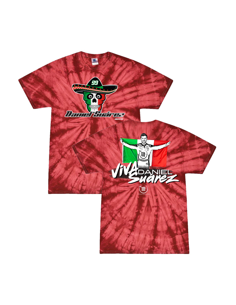 ¡VIVA SUAREZ! Red Tie-dye Daniel Suarez T-Shirt