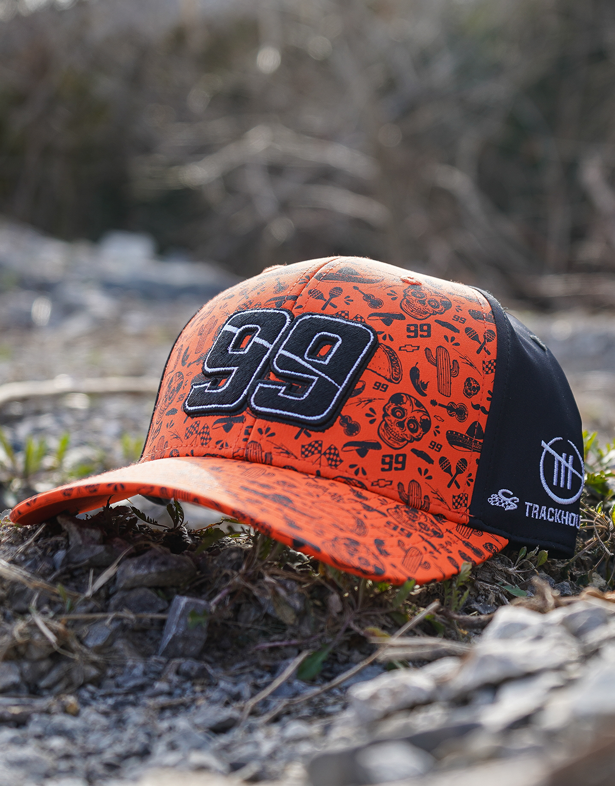 Daniel Suarez #99 Day of the Dead Snapback Hat