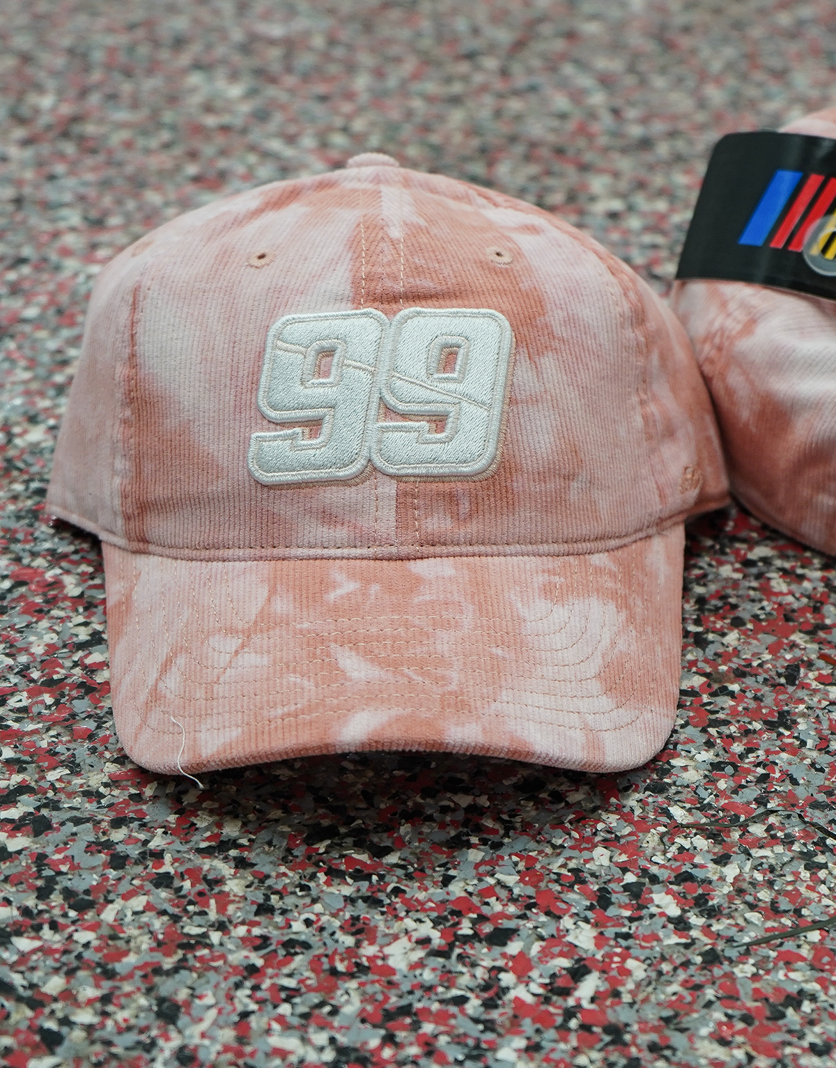 Daniel Suárez Ladies #99 Pink Tie Dye Corduroy Hat