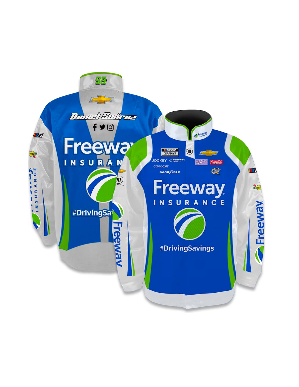 Chaqueta del equipo Daniel Suarez Freeway Insurance