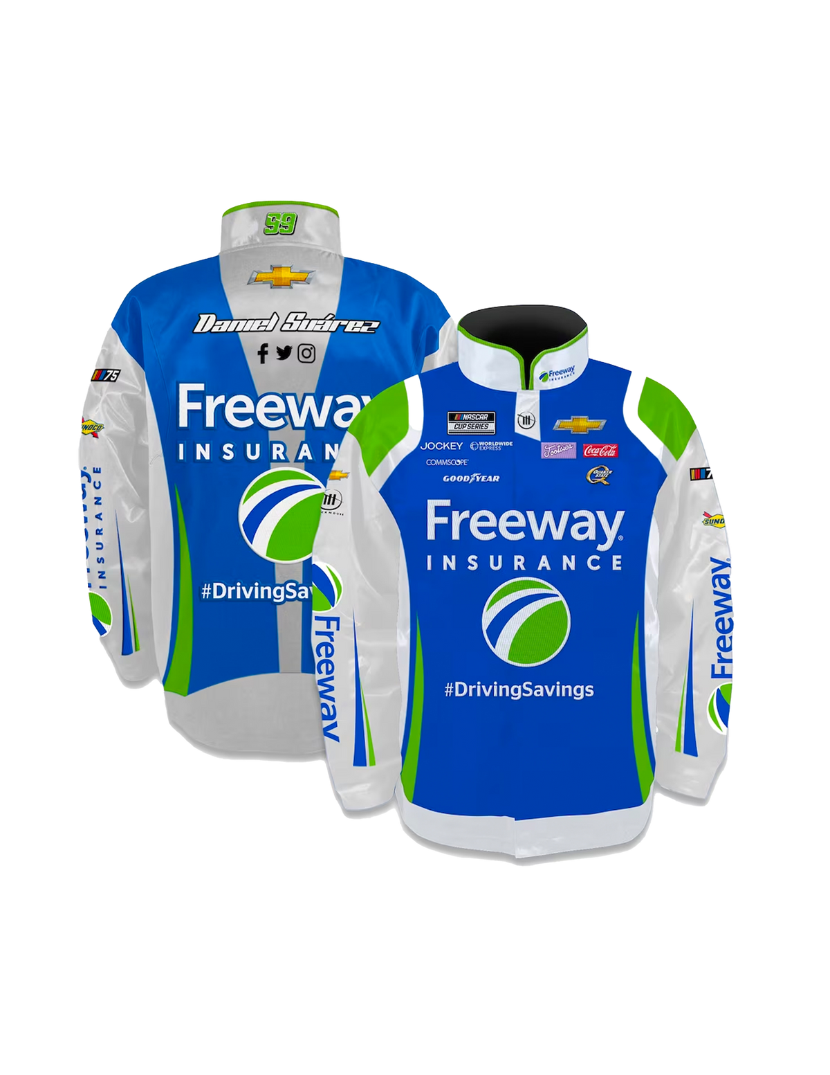 Chaqueta del equipo Daniel Suarez Freeway Insurance