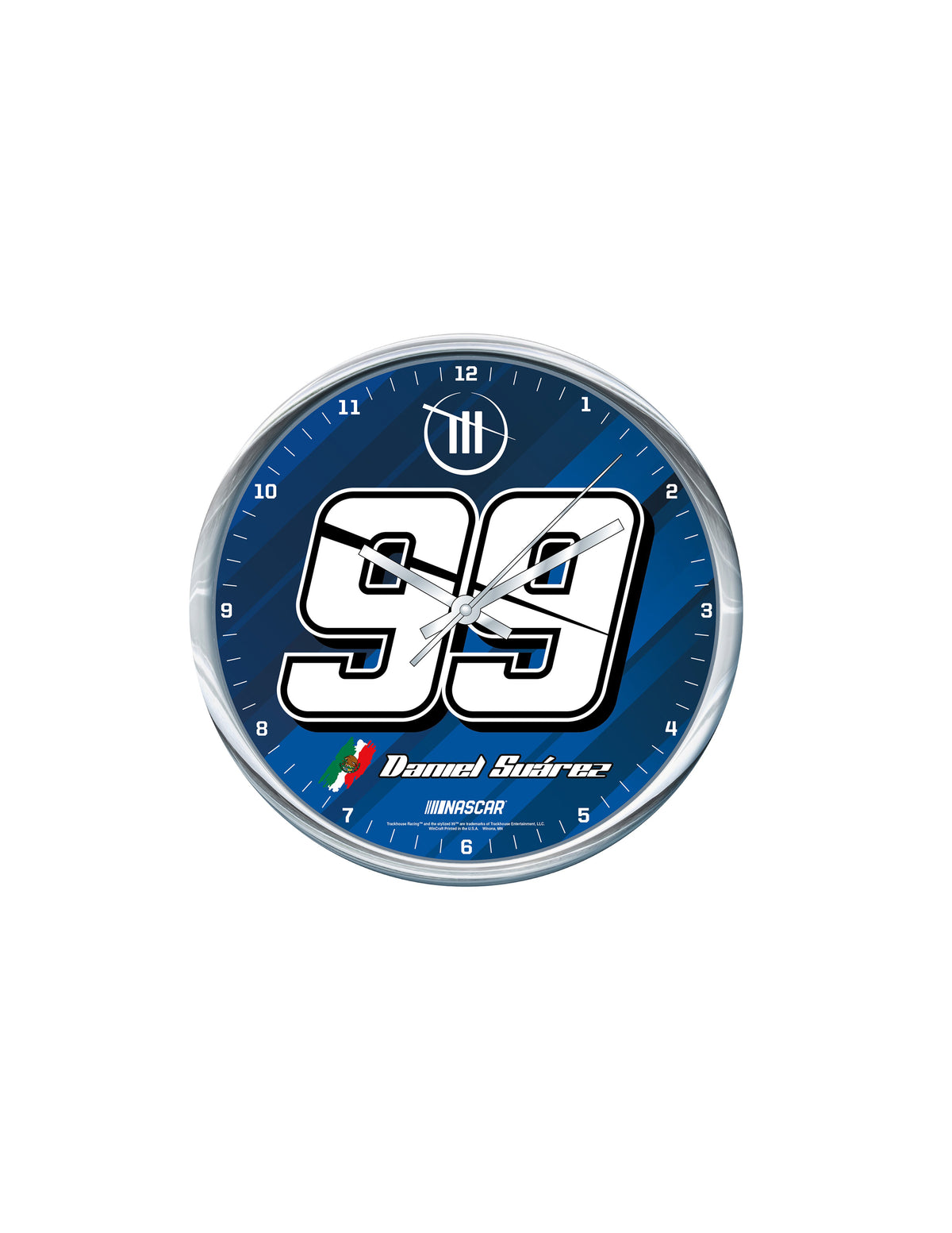 Daniel Suarez #99 Horloge chromée