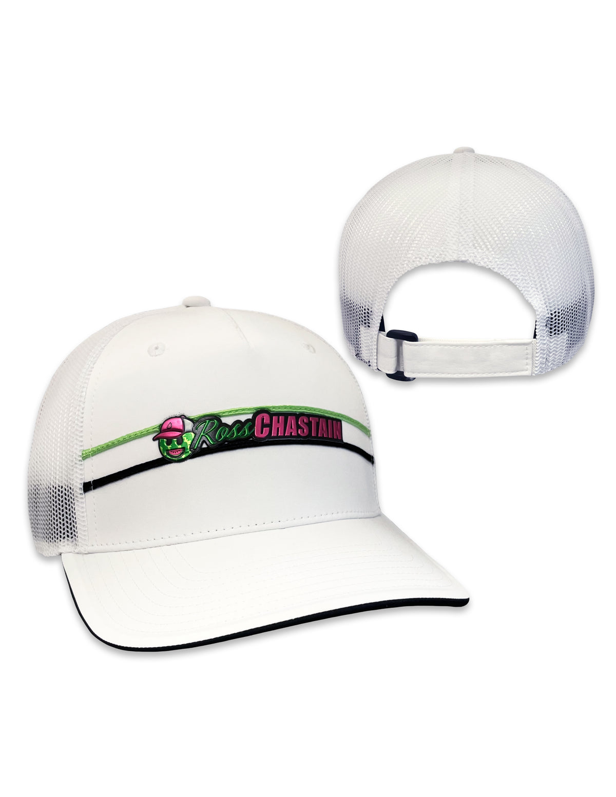 Melon Man White Mesh Cap