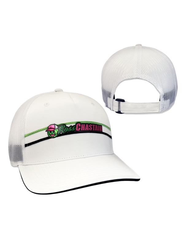 Melon Man White Mesh Cap