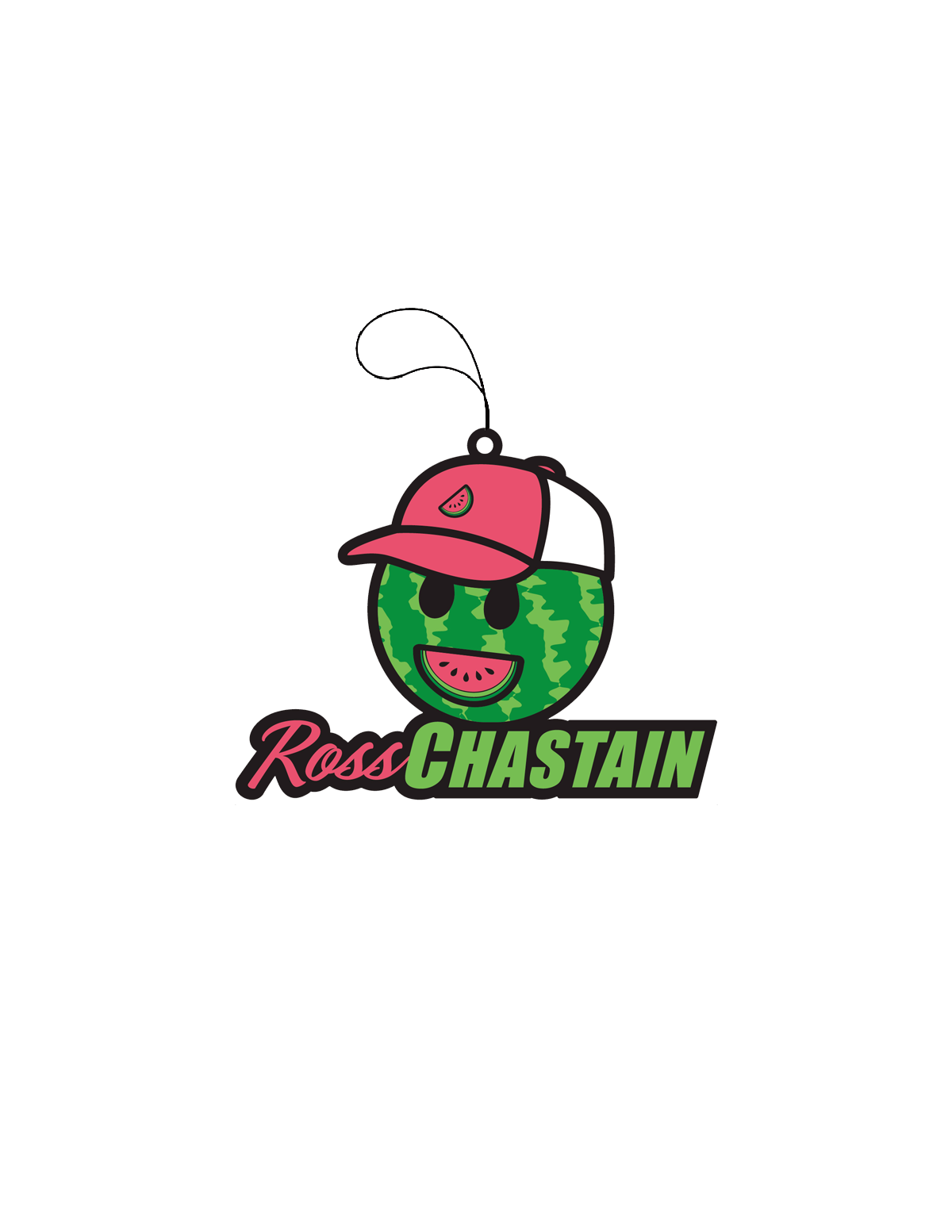 Ross Chastain #1 Melon Man 4" Air Freshener