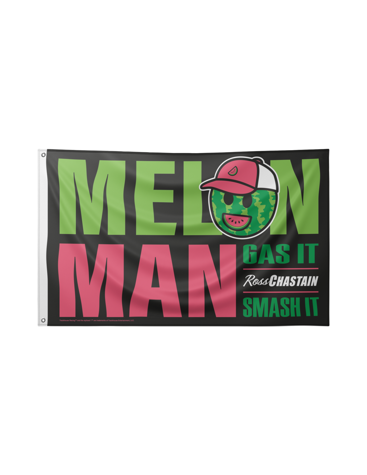 Melon Man "Gas It and Smash It" Deluxe Flag