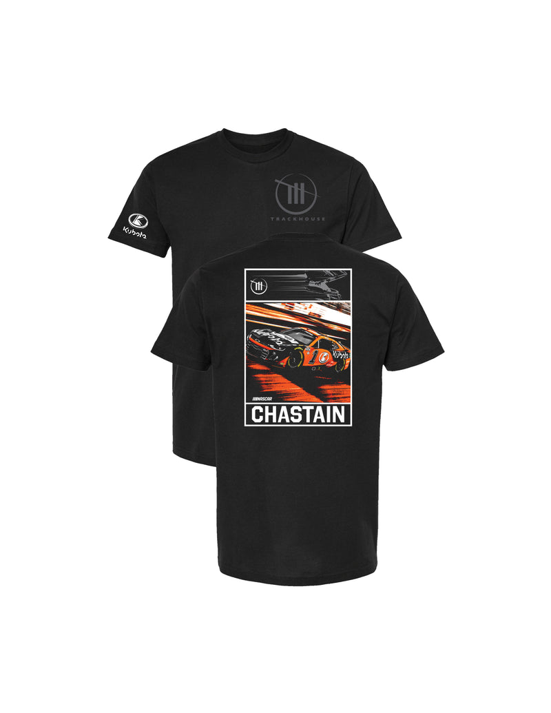 Camiseta de coche Ross Chastain Kubota