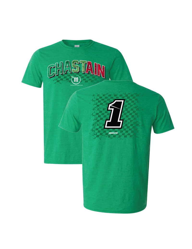 Ross Chastin Green #1 Collegiate Style Heritage T-Shirt