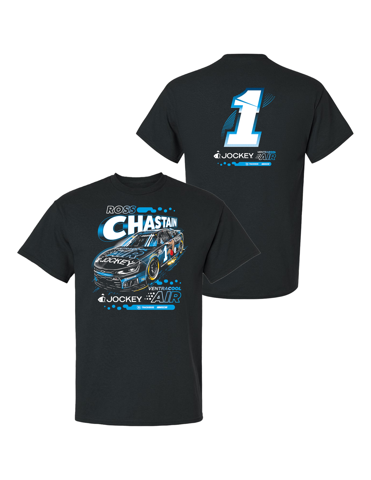 Ross Chastain #1 2026 Jockey VentraCool Dega T-Shirt