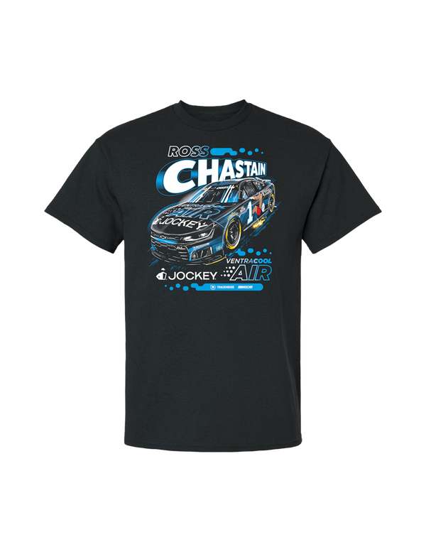 Ross Chastain #1 2026 Jockey VentraCool Dega T-Shirt